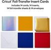 Cricut Foil Transfer Insert Cards Sampler S40 14-pack