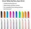 Cricut Glitter Gel Pens 0,8mm 10-pack