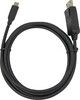 Deltaco 8K USB-C- till DisplayPort-kabel