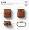 Elago AirPods Leather Case for AirPods Case - brun
