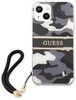 Guess Camo Case with Hand Strap (iPhone 13)