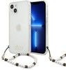 Guess Case with Pearl Hand Strap (iPhone 13)
