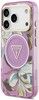 Guess IML Glitter Flowers MagSafe Case (iPhone 17 Pro/18 Pro)