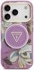 Guess IML Glitter Flowers MagSafe Case (iPhone 17 Pro/18 Pro)