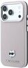 Karl Lagerfeld Grained Choupette Head Metal MagSafe (iPhone 17 Pro/18 Pro)
