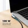 LogiLink 100W Vinklad USB-C Till USB-C Kabel