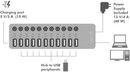 LogiLink USB 3.2 Gen 1 Hub with Switch (11 ports)