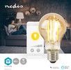 Nedis SmartLife Wi-Fi Smart LED Vintage Bulb E27 A60 7W
