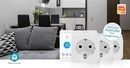 Nedis SmartLife Wi-Fi Smart Plug with Power Monitor