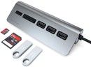 Satech Aluminium USB 3.0 Hub & Card Reader