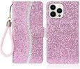 Trolsk Glitter Wallet with Strap (iPhone 15 Pro)