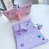 Trolsk Kids Case with strap - Cute Purple Unicorn (iPad mini 6)