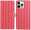 Trolsk Randigt Pl�nboksfodral (iPhone 16 Pro Max)