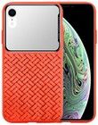 NXE Woven Case with Mirror (iPhone Xr) - Oranssi