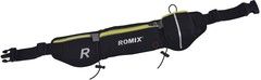 Romix RH42 Zippered Sports Waist Belt Bag (iPhone) - Musta
