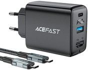 Acefast 3in1 sein�laturi 65W GaN + HDMI - Musta