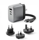 Alogic 3X67 Rapid Power 67W Multi-Country Travel GaN -laturi