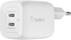 Belkin BoostCharge Pro Dual USB-C GaN -seinlaturi PPS 45 W:lla