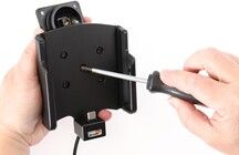 Brodit Aktiv hllare med USB-kabel och cigg-adapter 721445