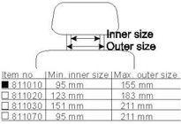 Brodit niskatuen kiinnitys 811010