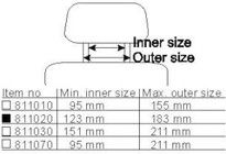Brodit niskatuen kiinnitys 811020