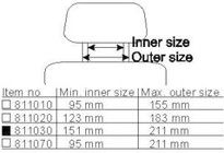 Brodit niskatuen kiinnitys 811030