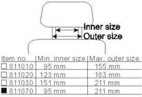 Brodit niskatuen kiinnitys 811070