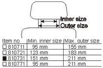 Brodit kiinnitys VESA 810731