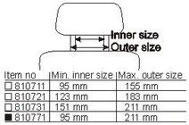 Brodit kiinnitys VESA 810771