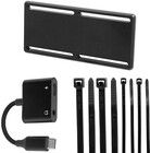 Brodit USB-C -jakaja, PD 60W + 3,5 mm:n niliitnt, vedonpoistolla 216483