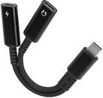 Brodit USB-C -jakaja, PD 60W + Audio 216476