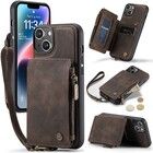 CaseMe Back Case Wallet (iPhone 14) - Brun