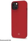 Celly Cromon pehme kumikotelo (iPhone 15) - Punainen