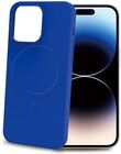 Celly Chromog MagSafe -kotelo (iPhone 15 Pro) - Sininen