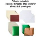 Cricut Joy Foil Transfer Insert A2-kortit 8 kpl