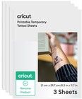 Cricut-tulostettavat vliaikaiset tatuointilehdet