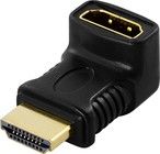 Deltaco kulmikas HDMI-sovitin HDMI-14B