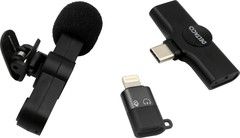 Deltaco langaton vloggausmikrofoni USB-C/Lightning