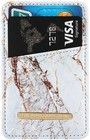 Onsala Phone Card Holder - Marble - Valkoinen
