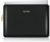 Guess Saffiano Sleeve (iPad Pro 12,9) - Musta