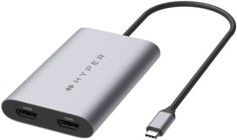 Hyper Drive Dual 4K HDMI -sovitin M1 MacBookille
