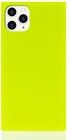 iDecoz Square Case - Neon (iPhone 11 Pro) - Keltainen