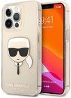 Karl Lagerfeld Hard Glitter -kotelo (iPhone 13 Pro) - Kulta