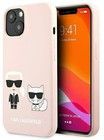Karl Lagerfeld Silicone MagSafe -kotelo (iPhone 13 Pro) - Vaaleanpunainen