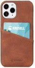 Krusell CardCover Leather (iPhone 12 Pro Max) - Ruskea