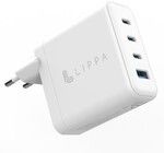 Lippa seinlaturi 3xUSB-C+USB-A PD 100W