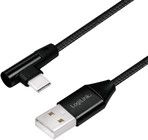 LogiLink USB-A kulmassa olevaan USB-C:hen