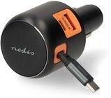 Nedis autolaturi USB-C-kaapelilla 60 W