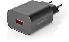 Nedis Universal USB-A -seinlaturi 3A - Musta