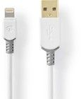 Nedis USB-A 2.0 - Lightning-kaapeli